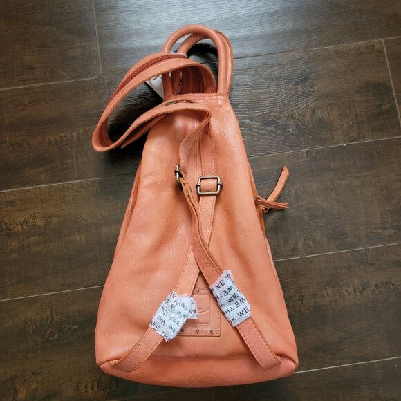 Free People Soho Convertible Sling Bag Backpack Boho Chic Country Rustic Leather - Picture 4 of 9